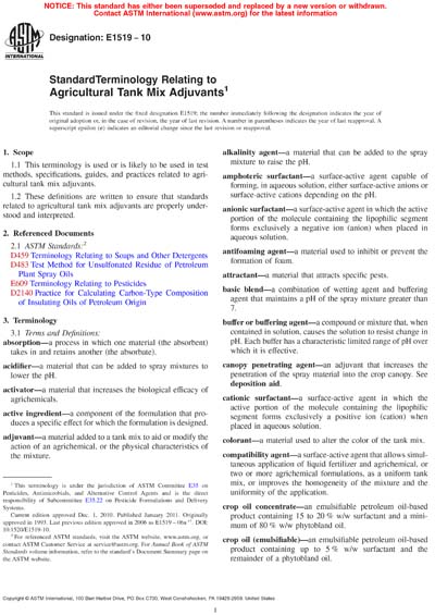 Standards PDF Cover Page
