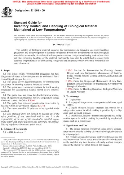 Standards PDF Cover Page