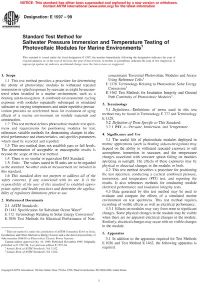 Standards PDF Cover Page