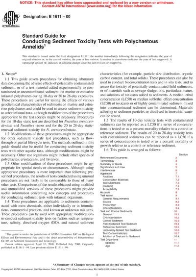 Standards PDF Cover Page