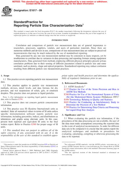 Standards PDF Cover Page