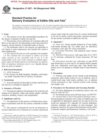 Standards PDF Cover Page