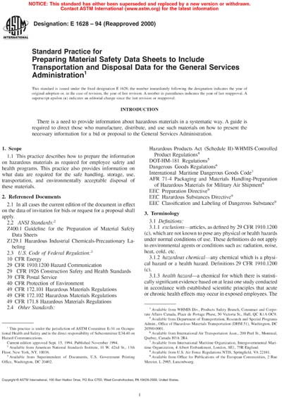 Standards PDF Cover Page