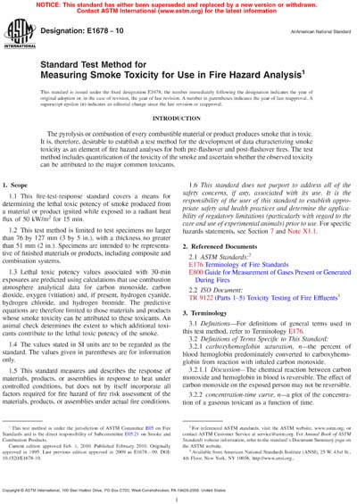 Standards PDF Cover Page