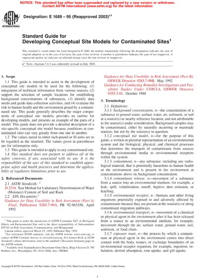 Standards PDF Cover Page