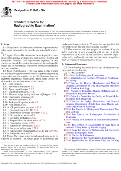 Standards PDF Cover Page