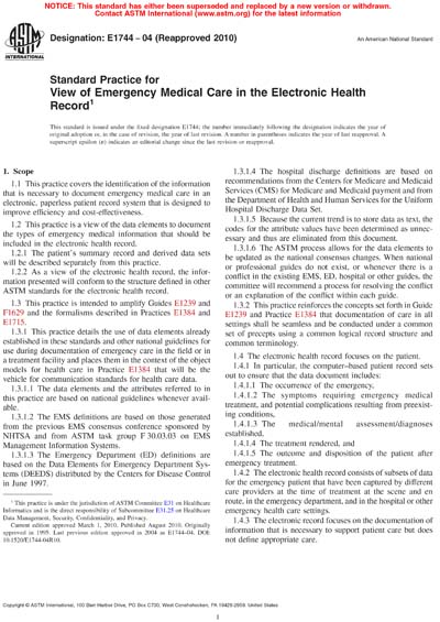 Standards PDF Cover Page