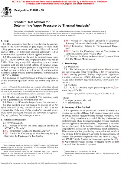 Standards PDF Cover Page
