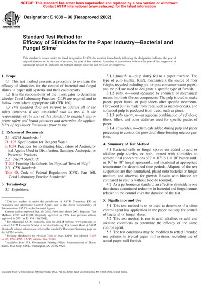 Standards PDF Cover Page