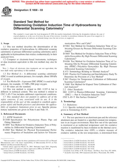 Standards PDF Cover Page