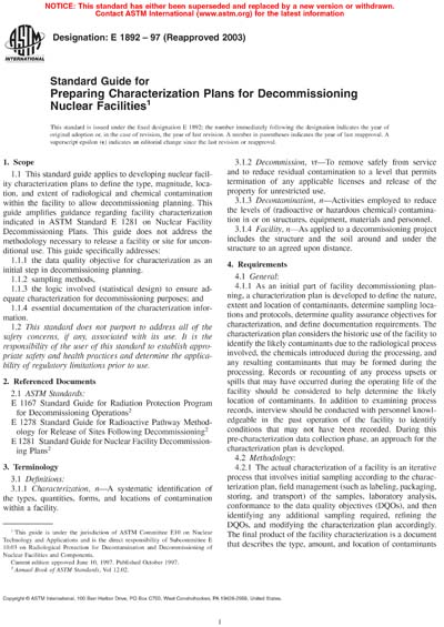 Standards PDF Cover Page