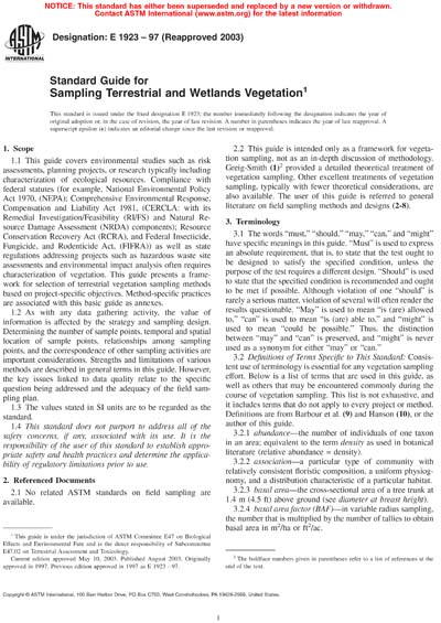 Standards PDF Cover Page