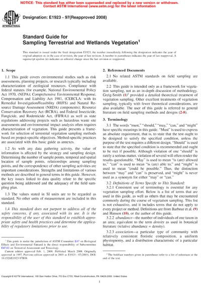 Standards PDF Cover Page