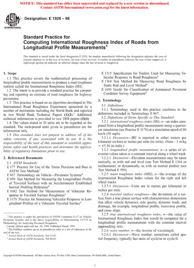 Standards PDF Cover Page