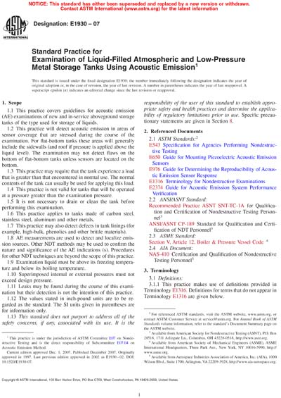 Standards PDF Cover Page