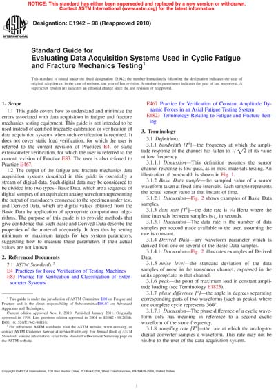 Standards PDF Cover Page