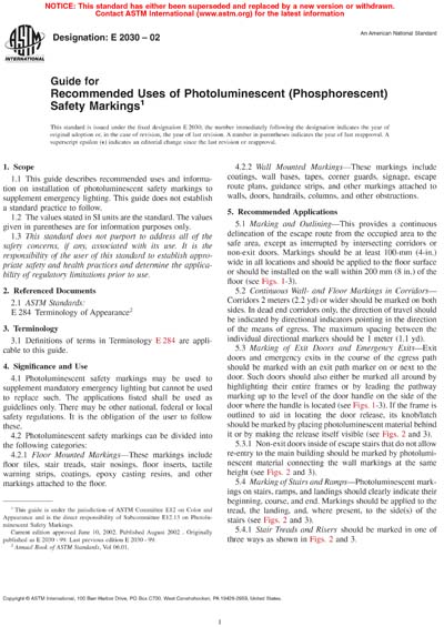 Standards PDF Cover Page