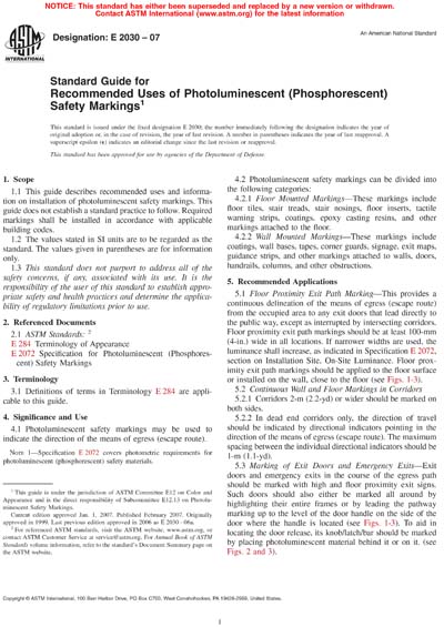 Standards PDF Cover Page