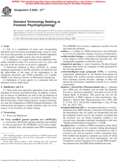 Standards PDF Cover Page