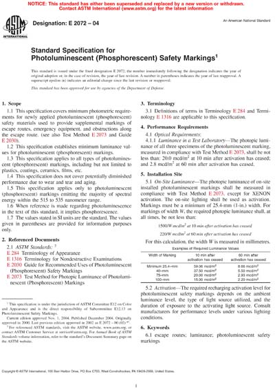 Standards PDF Cover Page