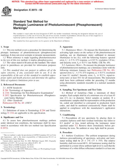 Standards PDF Cover Page