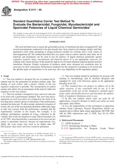 Standards PDF Cover Page