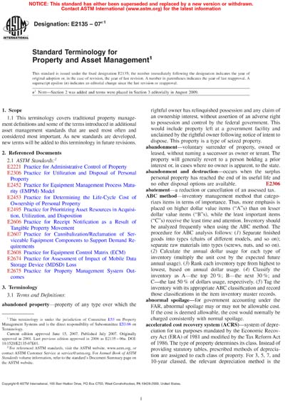 Standards PDF Cover Page