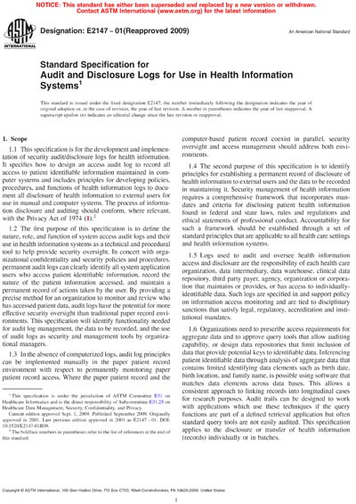 Standards PDF Cover Page
