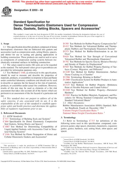 Standards PDF Cover Page