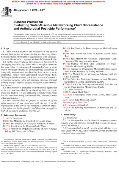 Standards PDF Cover Page