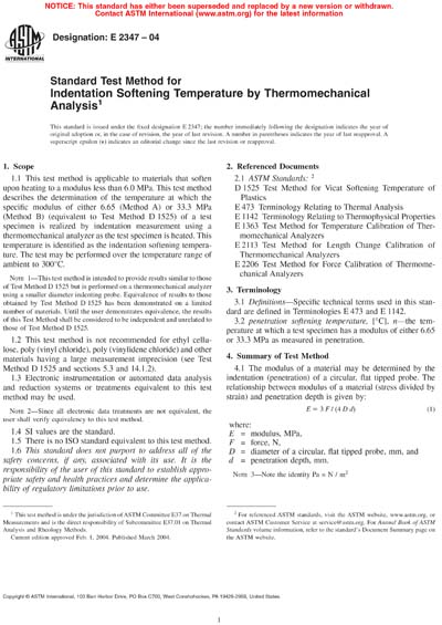 Standards PDF Cover Page