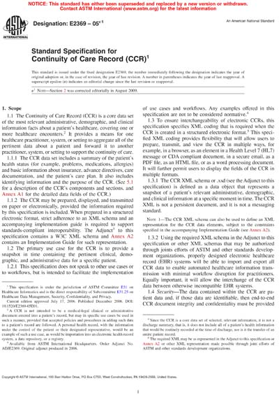 Standards PDF Cover Page