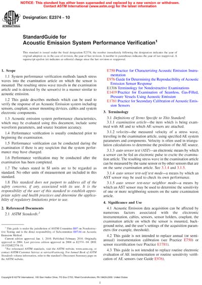 Standards PDF Cover Page