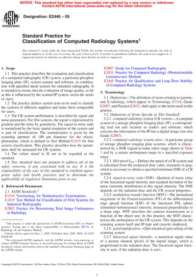 Standards PDF Cover Page