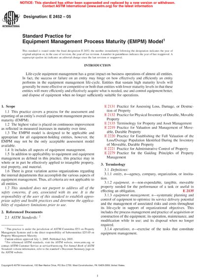 Standards PDF Cover Page
