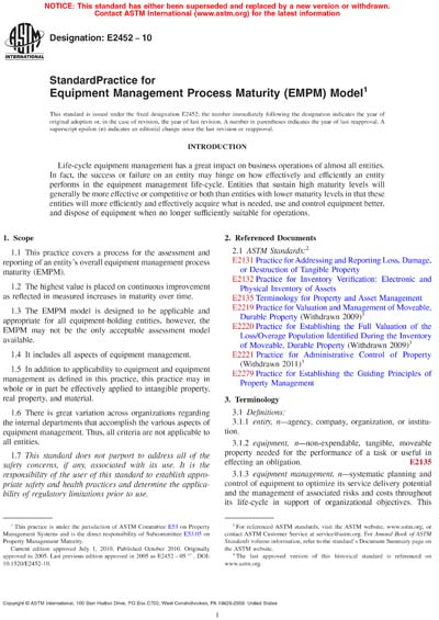 Standards PDF Cover Page