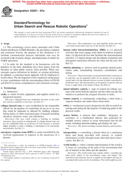 Standards PDF Cover Page