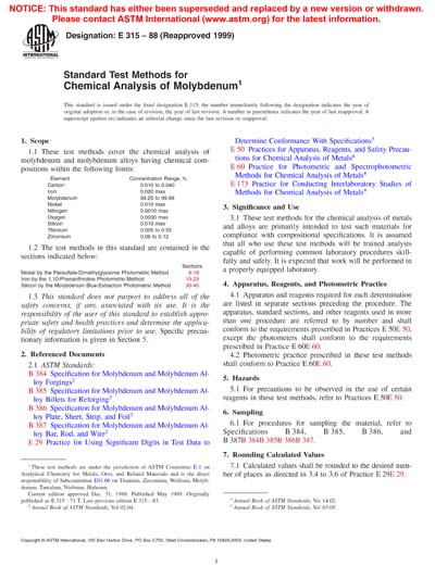 ASTM E315-88(1999) - Standard Test Methods for Chemical Analysis of ...