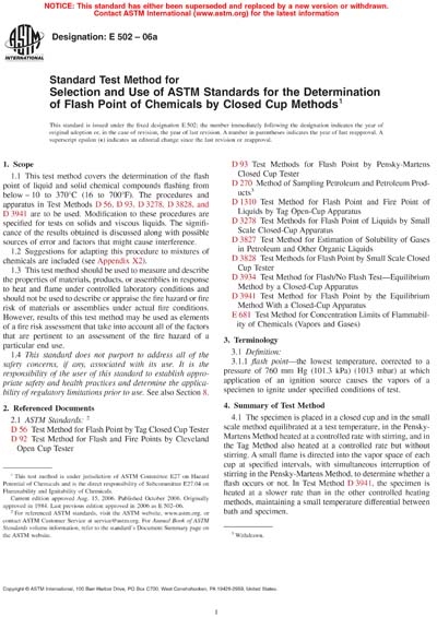 ASTM E502-06a - Standard Test Method for Selection and Use of ASTM ...