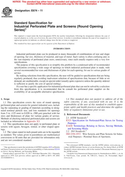 Standards PDF Cover Page