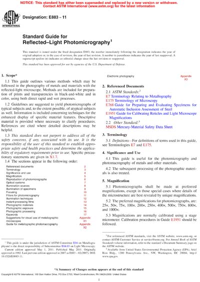 Standards PDF Cover Page