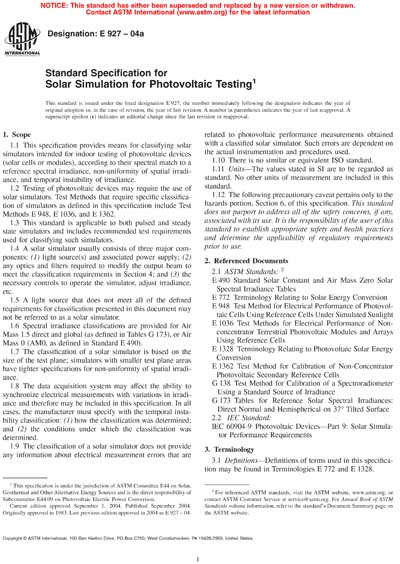 Standards PDF Cover Page
