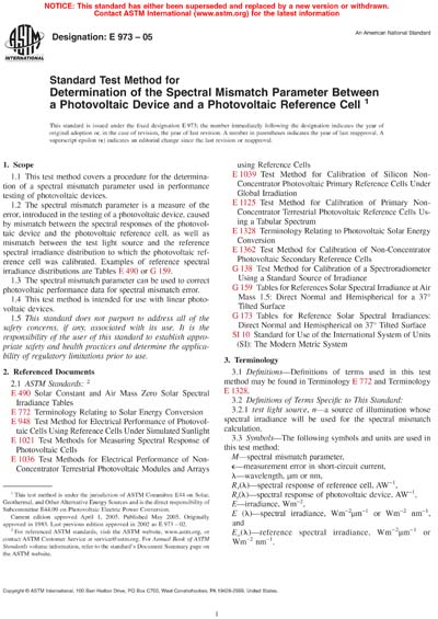 Standards PDF Cover Page