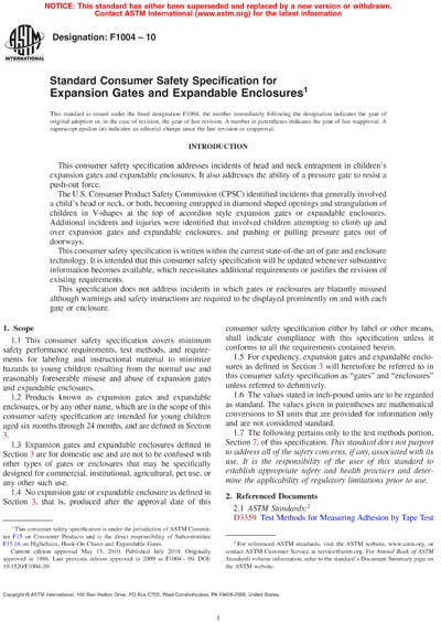 Standards PDF Cover Page