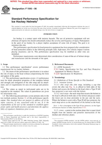 Standards PDF Cover Page