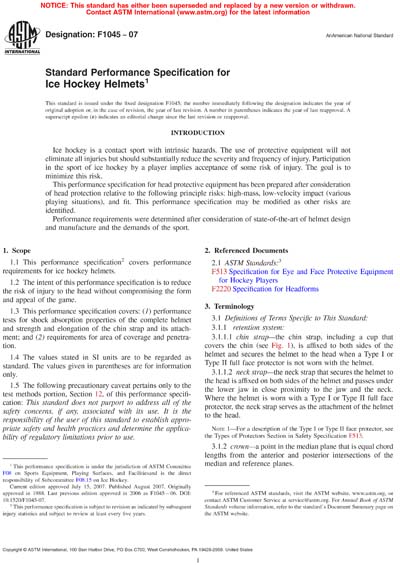 Standards PDF Cover Page