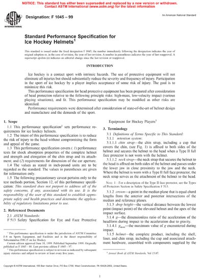 Standards PDF Cover Page