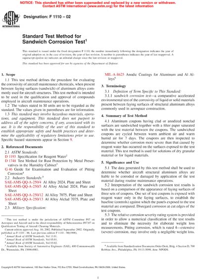 Standards PDF Cover Page