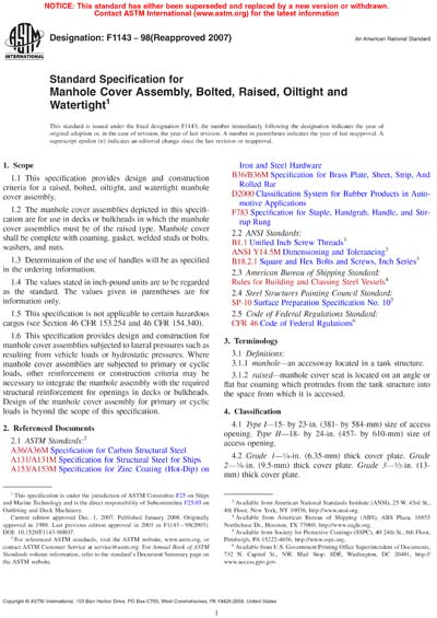 Standards PDF Cover Page