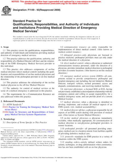 Standards PDF Cover Page